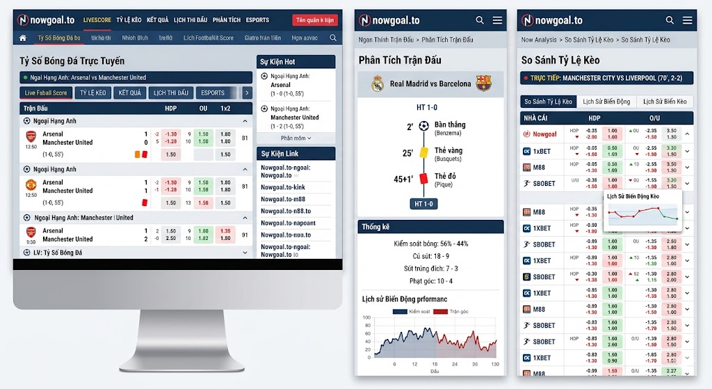 Vai trò của nowgoal trong việc theo dõi KQBD